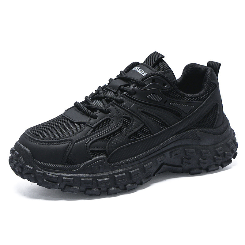 Spring New Breathable Mesh Casual Shoes Sports For Men S Korean Edition Trendy And Versatile Thick Sole Anti Slip Casual Running Dad Shoes Ddmysaturn