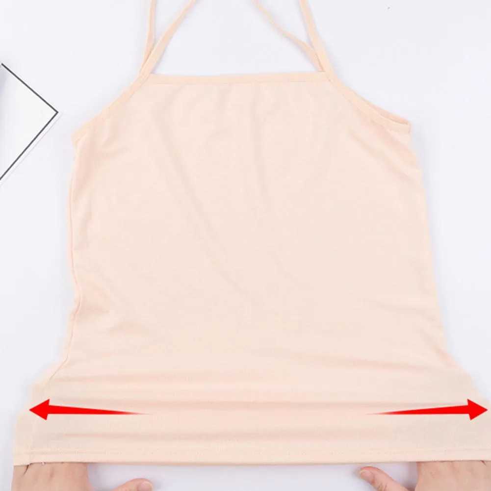 Summer Sexy Camisoles Womens Plain Sleeveless Tank Top Vest Thin Strap Slim Stretch Soft Camisole Solid Top Base Female Undies M250513