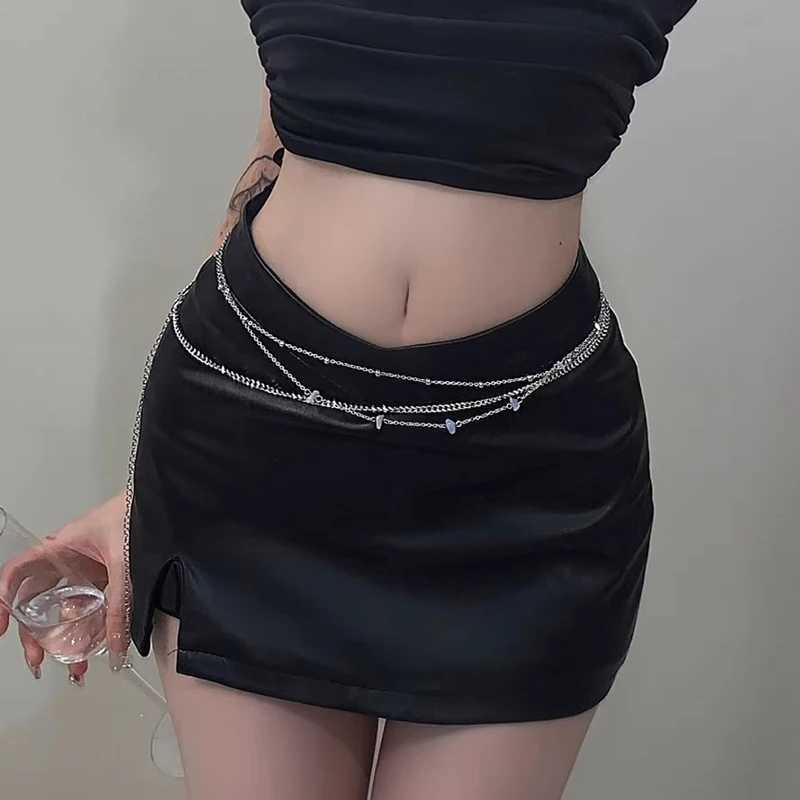 Sexy Multi Layer Chain Belly Belt Waist Chain Women Summer Beach Bikinis Festival Accessories Body Chain Jewelry AccessoriesT250513