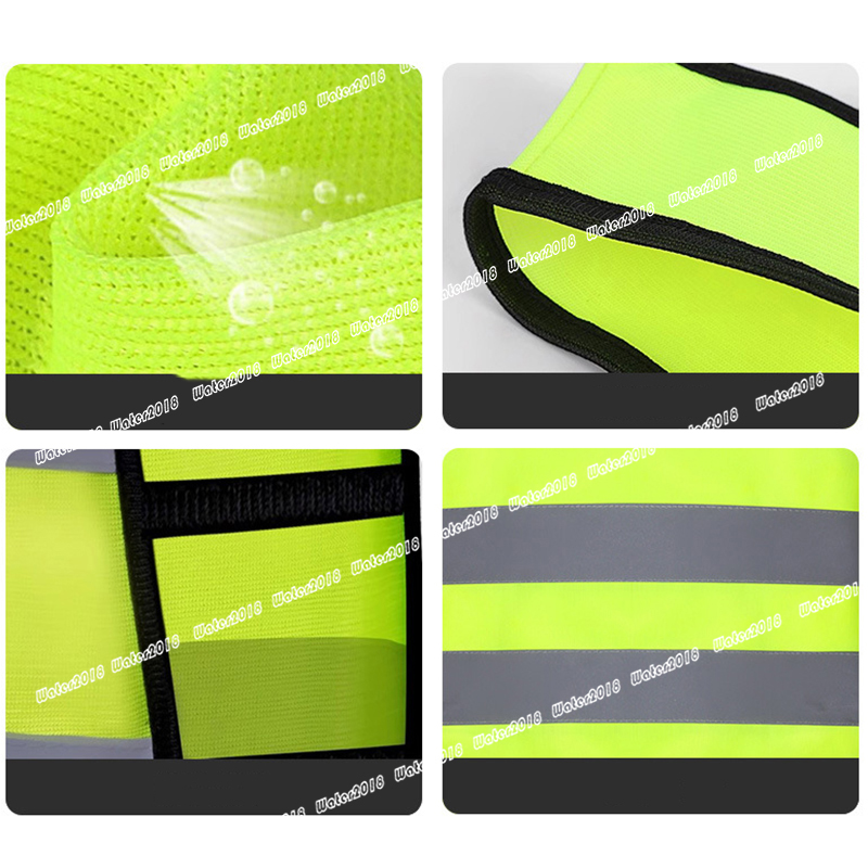 Kids Safety Clothing Student Reflective Vest Children Proof Vests High Visibility Warning Patchwork Vest Safety Construction Tools 5 Colors