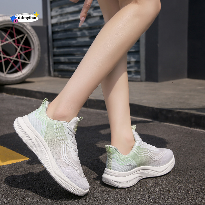 2025 Summer New Casual Korean Edition Breathable Flyknit Women's Ins Student Running Sports Shoes FZ6609 ddmythur
