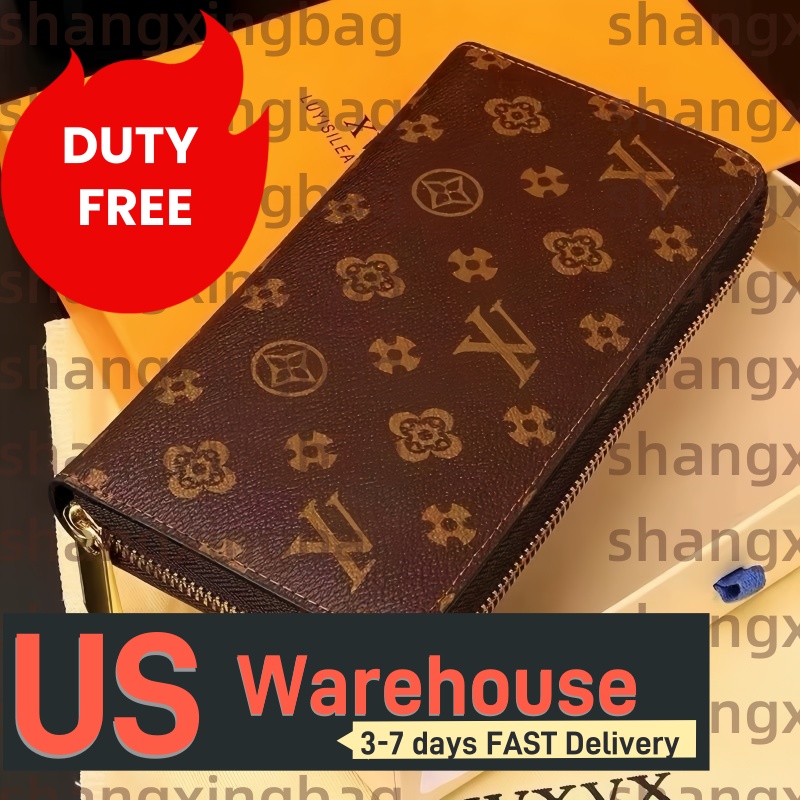 Luxury Fashion For women clutch ladies long wallet pu leather single zipper wallets classical coin purse card holder purses designer bag bags handbag shoulder purse