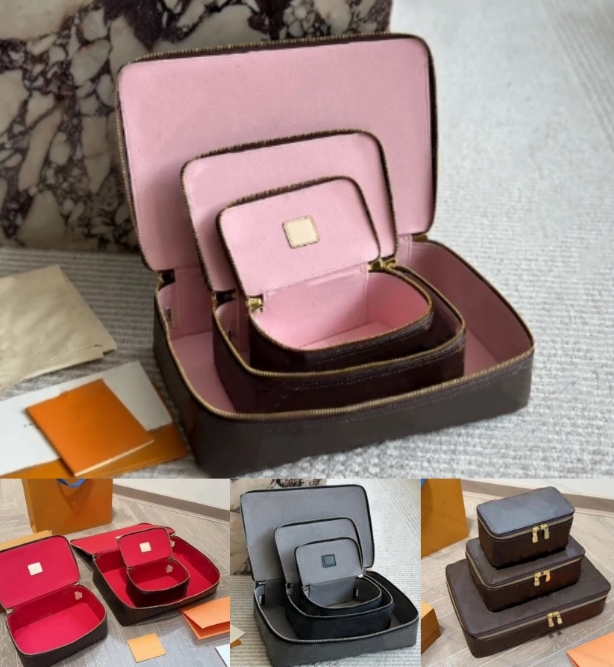 2025 Designers Women Toiletry Travel Pouch Ladies Makeup Bag modern travel jewelry box cosmetic bag storage box