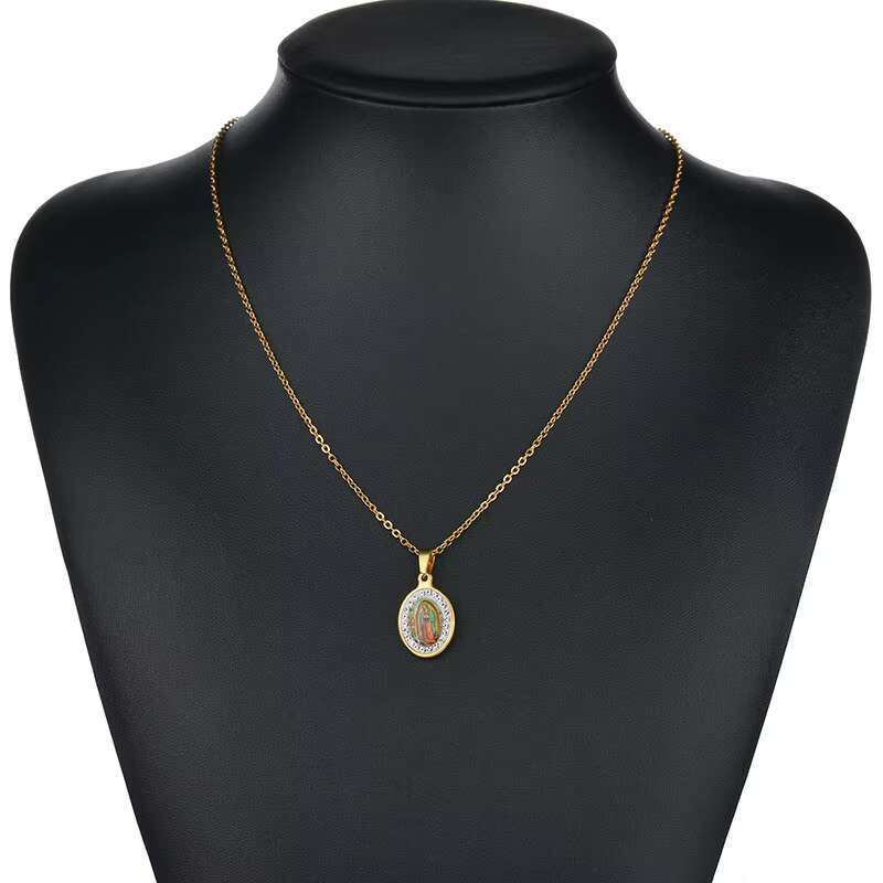 Fashion Stainless Steel Initial Letter Pendant Necklace