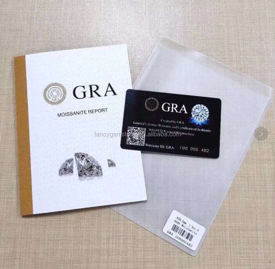 Factory Wholesale S925 Silver 18K Gold Plated Diamond Stud Earrings VVS Moissanite Screw Back GRA Hip Hop Style