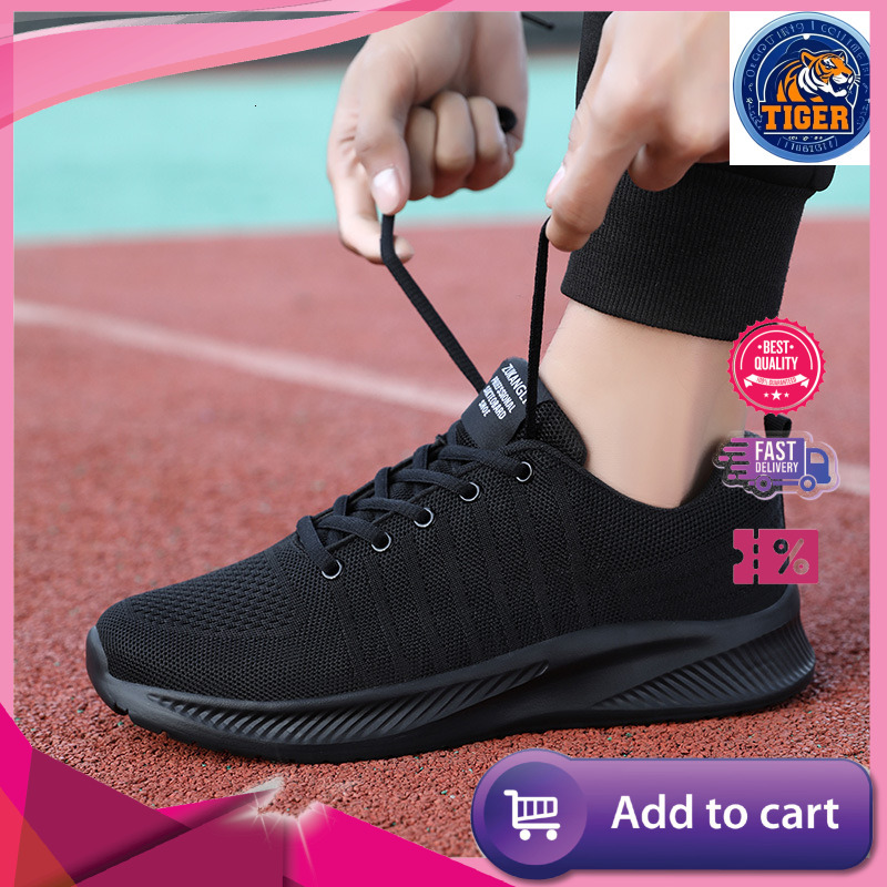 Ddmytiger Mesh Breathable Sports Soft Lightweight Running Men S Thick Sole Comfortable Casual Travel Shoes Outdoor Shoes