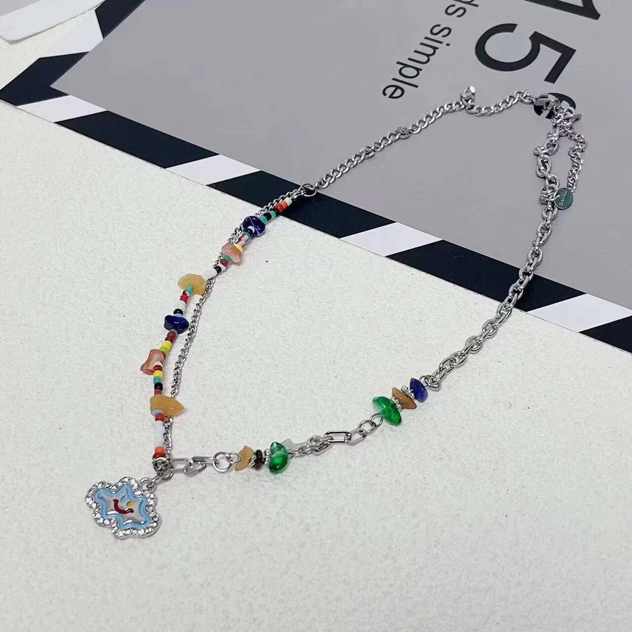 2023 Stainless Steel Heart Pendant Fashion Women's Jewelry Necklace
