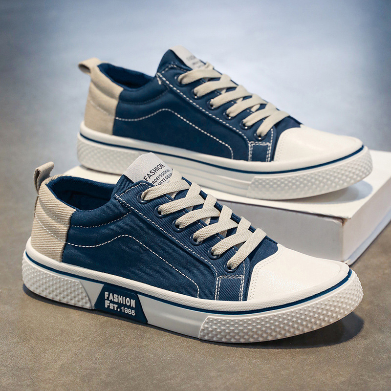Canvas Spring Autumn New Style Simple Low Top Casual Shoes Student Board Men S Versatile Sports And Leisure Trendy Shoes Ddmysaturn