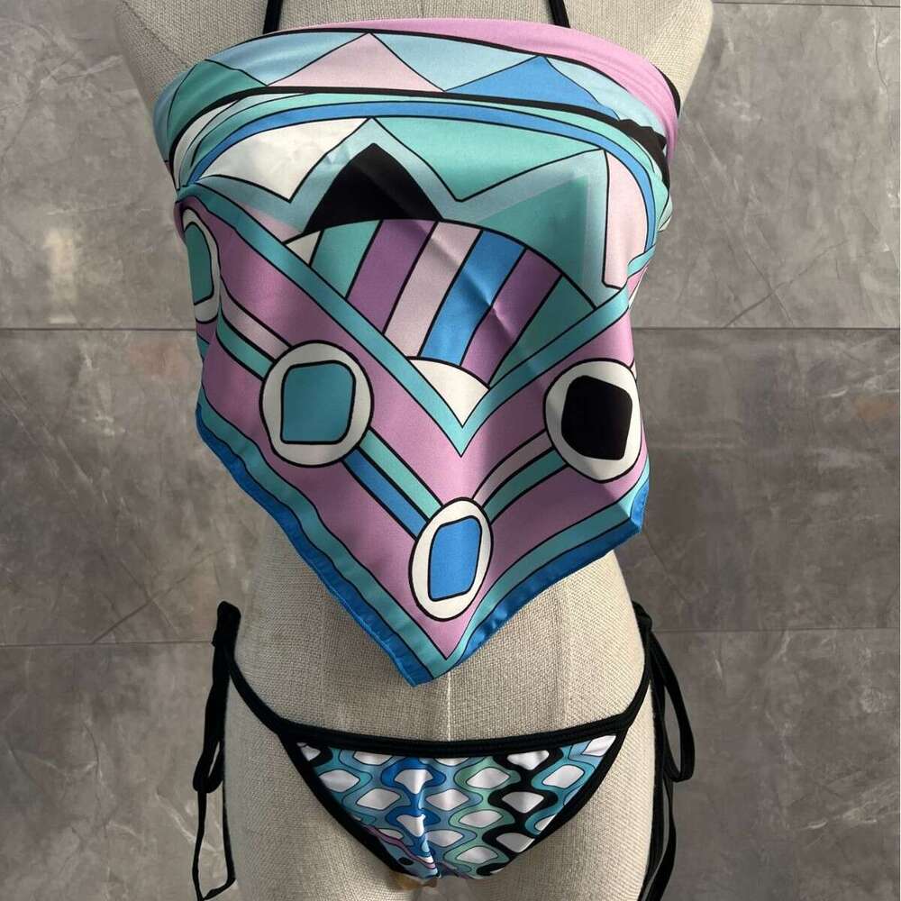 Pucci Bathing Suit Women's Swimwear Vintage One Piece Swimsuit Designer Bathing Suit Beach Dress New One-Piece Split Sexy Swimsuit Bikini Women S