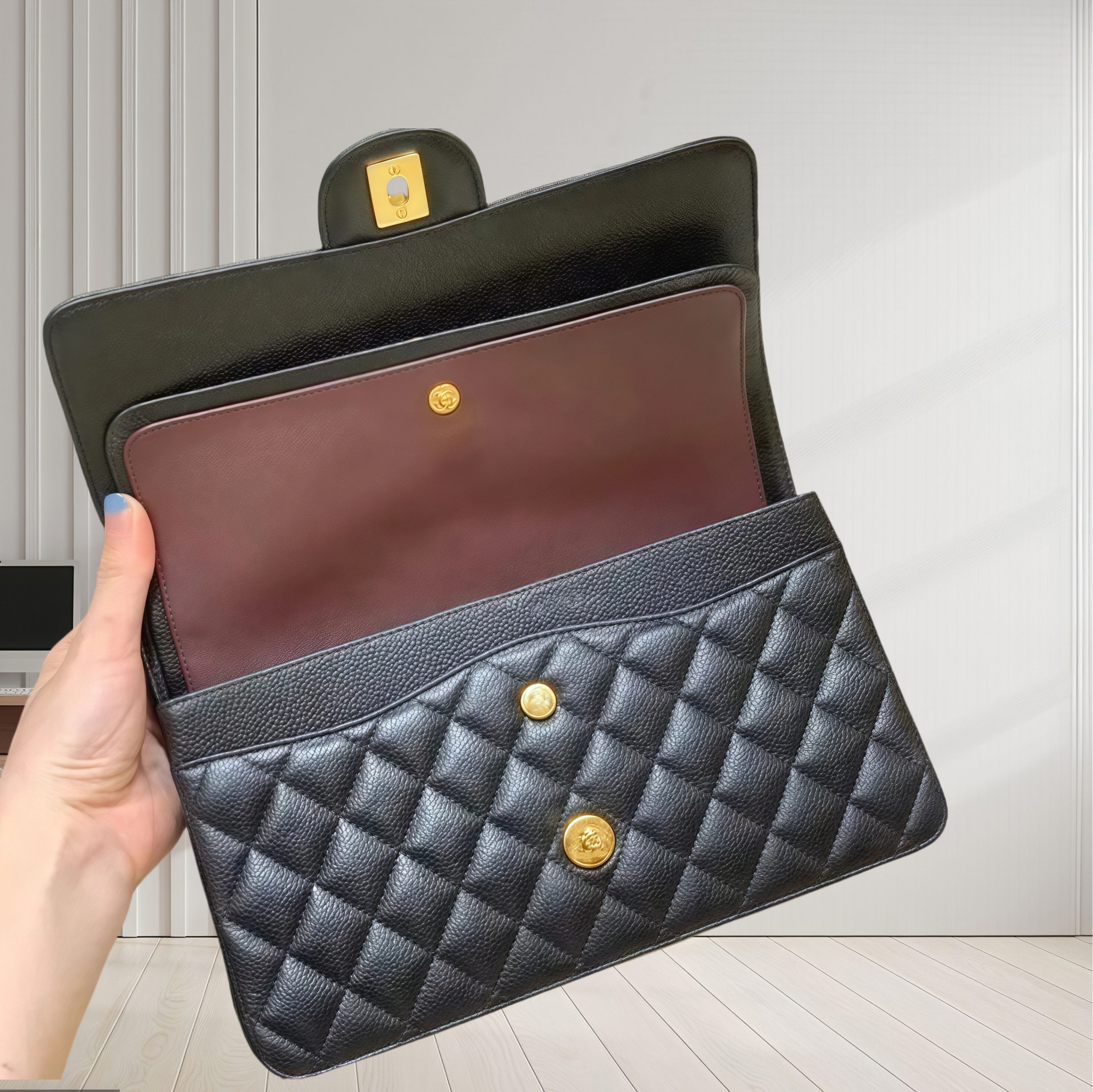 10A bag Mirror quality Classic Caviar Flap Bag Designer Women Cross Body Bags Designers Shoulder Handbag With Box