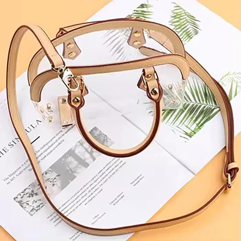 Cow Leather Bag Strap Women Handbag Handle Shoulder Crossbody Bag Straps Replacement Belt For Bag Accessories 250512