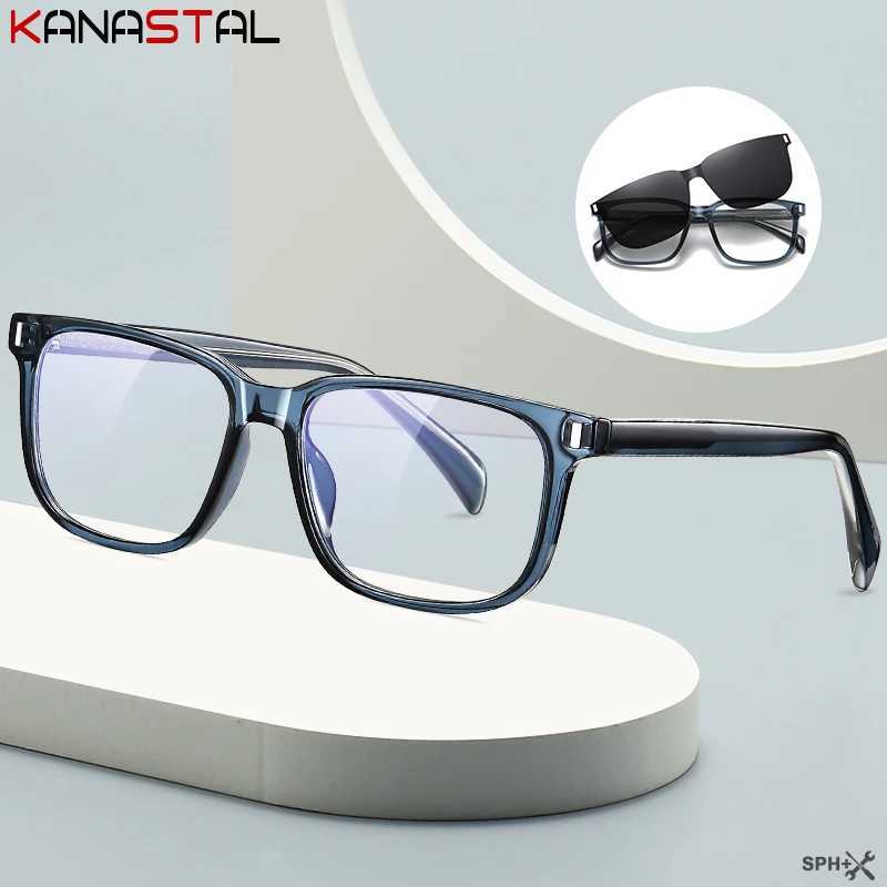 Men Prescription Reading Glasses Optical Myopia Eyewear Women Blue Light Blocking Goggles TR90 Clear Eyeglasses Frame Sunglasses W250513