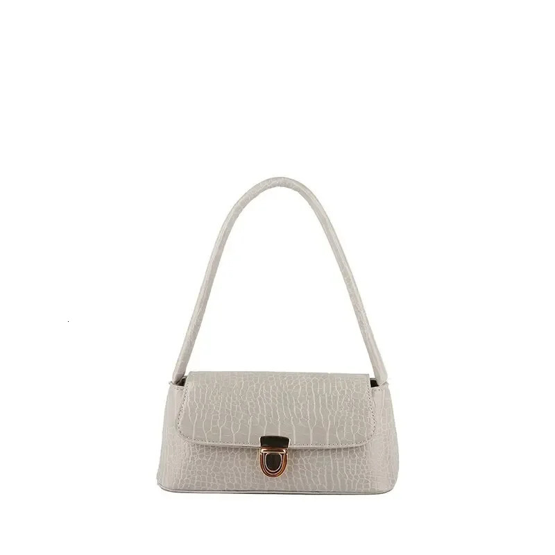 Pu Shoulder Bag Pattern Fashion Armrest Premium Hand feel Handbag French 250421