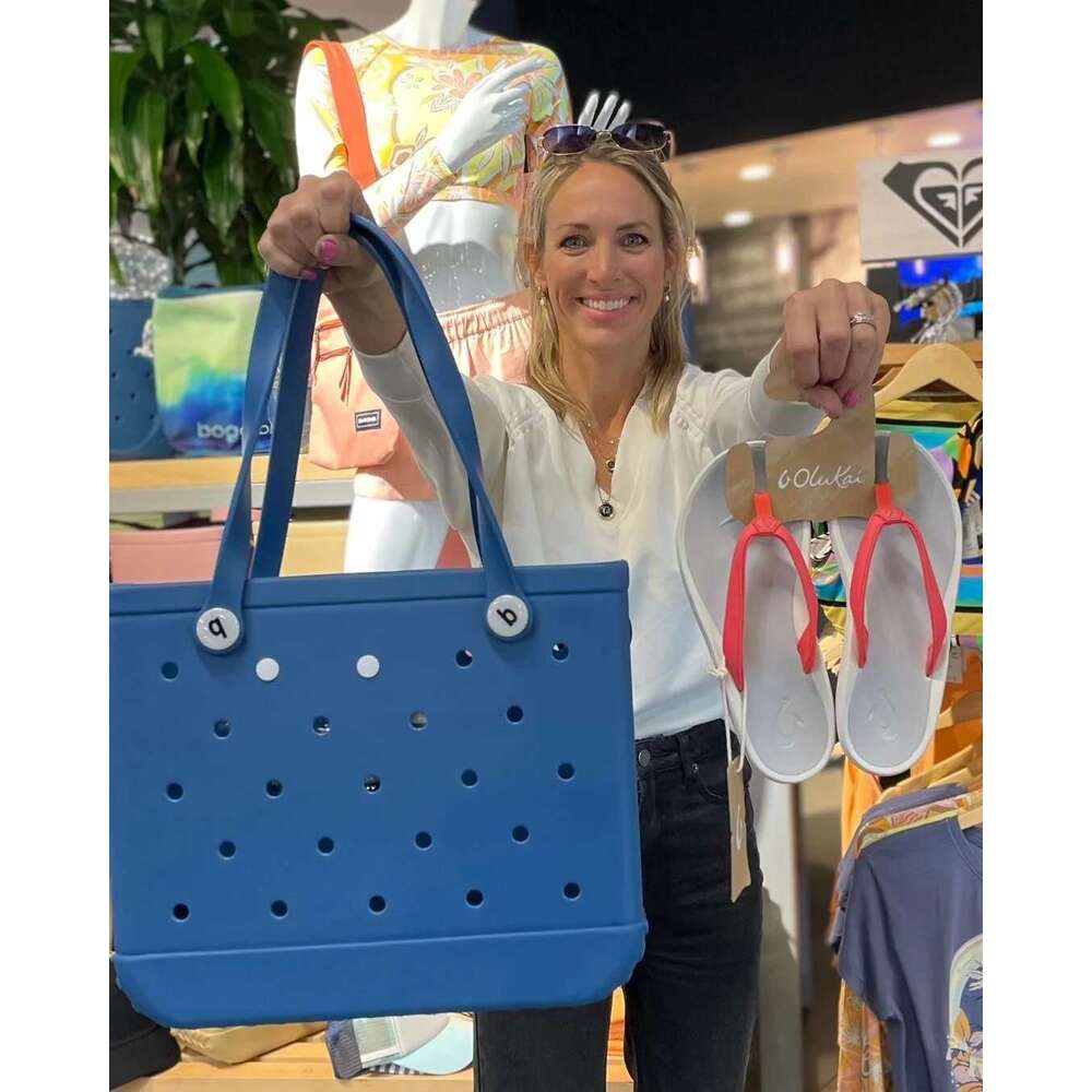 Fashion Beach Bag Rubber Waterproof Basket Large Capacity Summer Storage Shoulder Handbag Travel Women Tote Shopping Bags