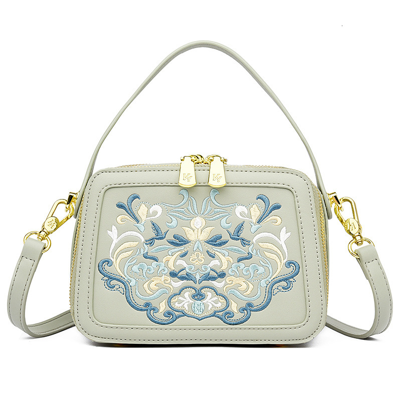Top Quality New Free Delivery Designer Bag High-end Design Horizontal Chinese Embroidery Handbag Fashionable And Atmospheric Daily Commuting Shoulder 
