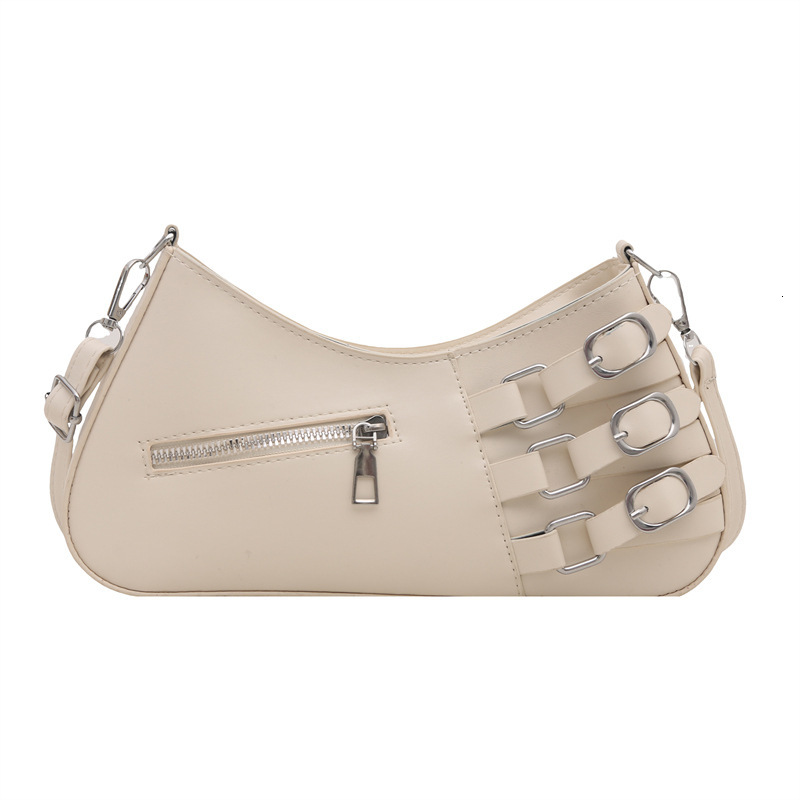 Small niche design hand-held baguette women's 2025 summer new item light luxury western-style shoulder commuting crossbody bag