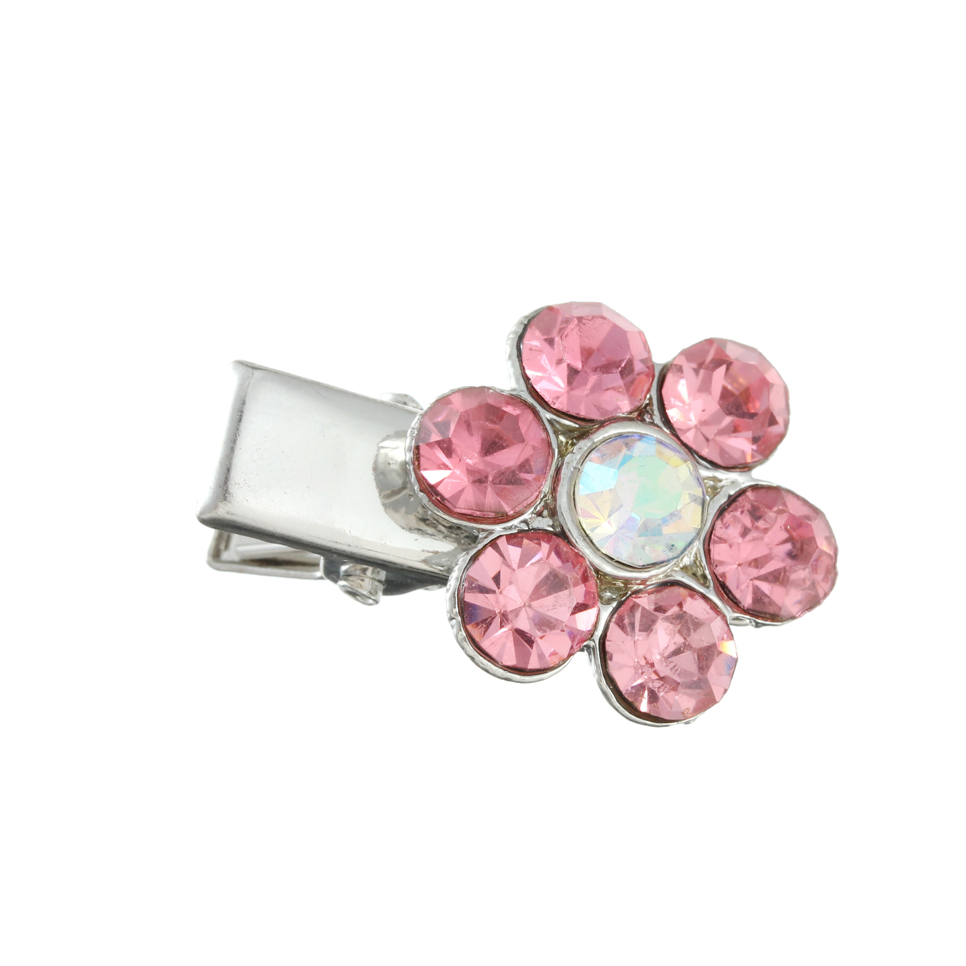 4Pcs Diamond Fashion Dog Plum Flower Princess Mini Hair Clip, Pet Hair Products, Puppy Party Birthday Hair Grooming Accessories, Photography Props Pin