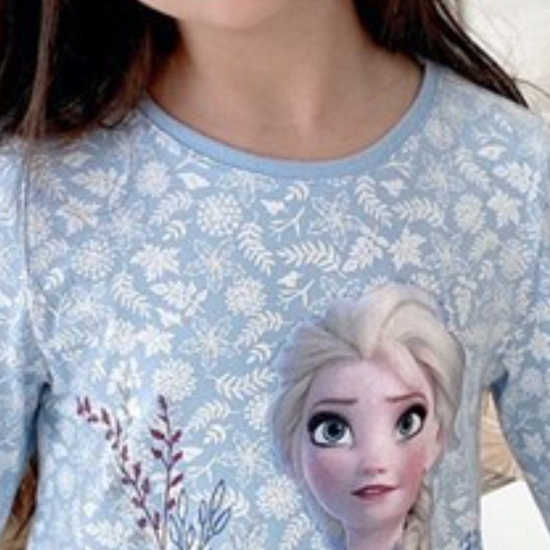 DISNEY Frozen Elsa princess kids designer clothes Children's pajamas girls' spring and autumn sleeping dress summer pajamas children's 