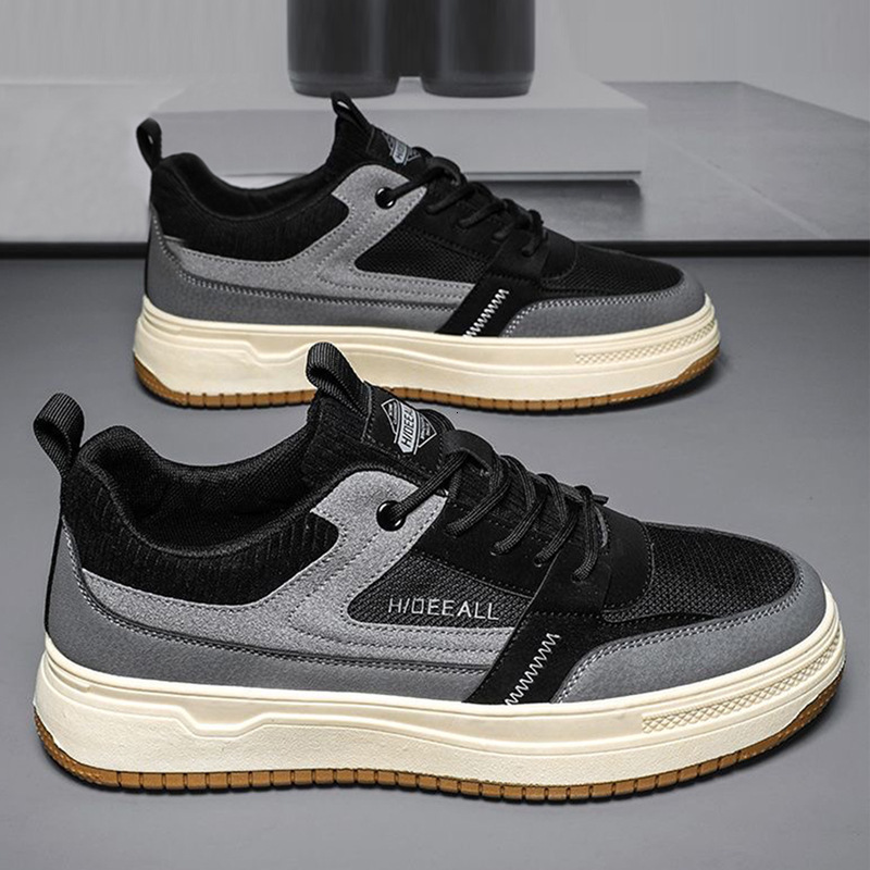 Men S New Board Men S Casual Shoes Korean Version Trendy Versatile Anti Slip Wear Resistant Sports Casual Leather Shoes Ddmysaturn
