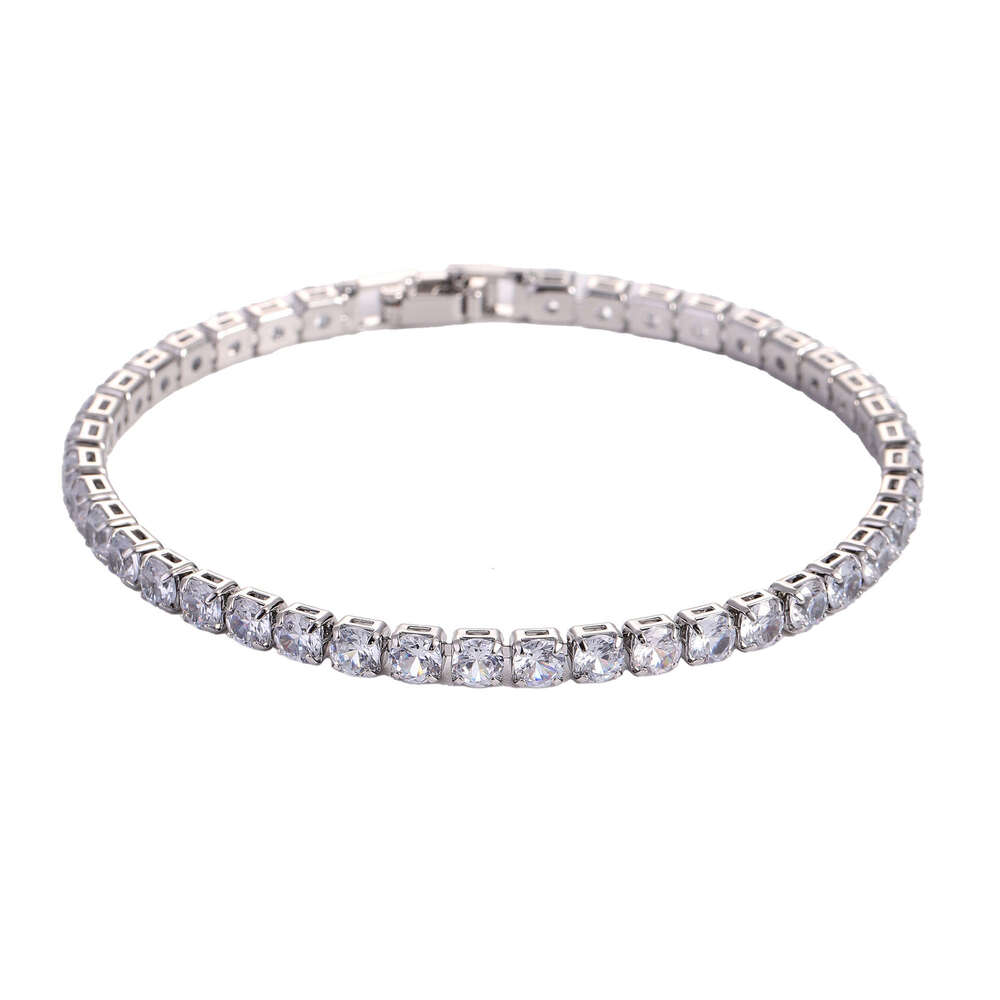 elegant simplicity gender neutral hip hop zircon band with chic design