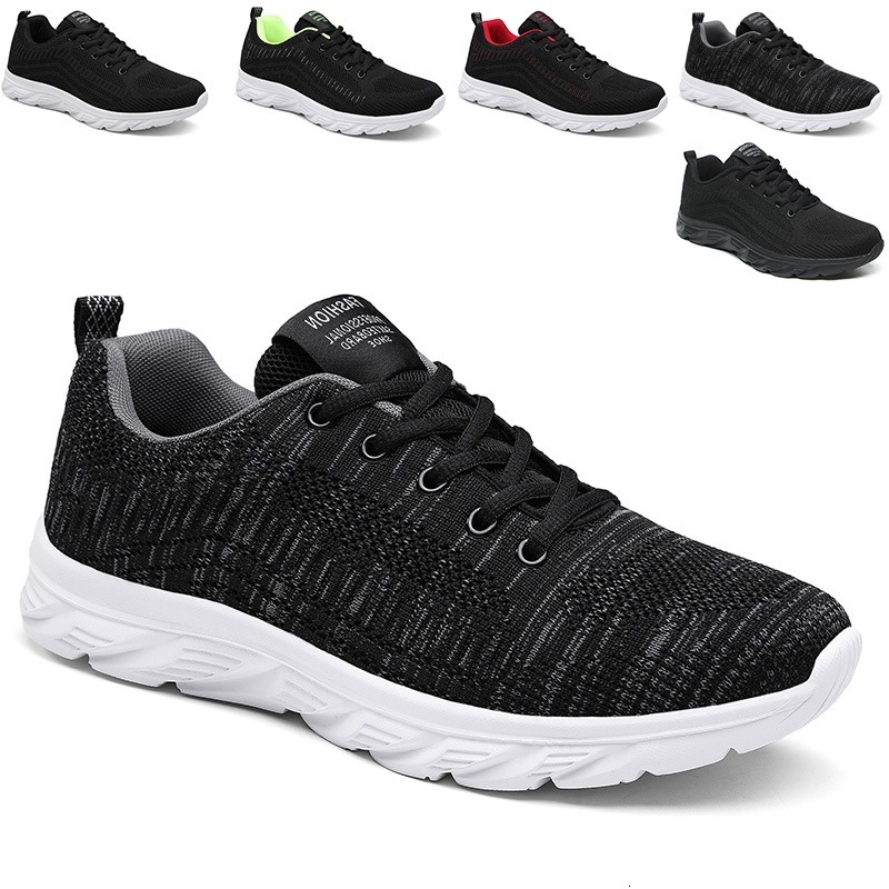 Men S Spring New Knitted Breathable Mesh Casual Sports Running Casual Shoes Shoes Plus Shoes Size Ddmysaturn