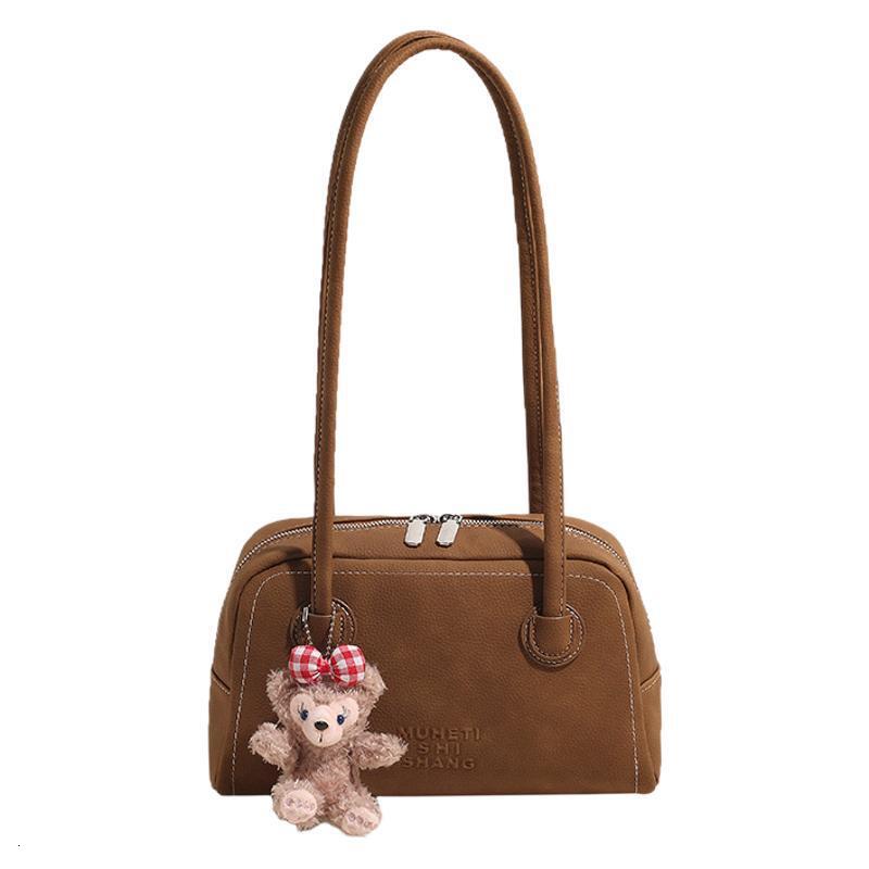 Commuting Maillard for Women 2025 New Style Autumn/Winter Versatile Single Shoulder Underarm Handheld Boston Bag