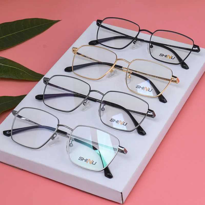 progressive multifocal glasses man titanium glasses frame men eye glasses full frames titanium prescription glasses man custom W250513
