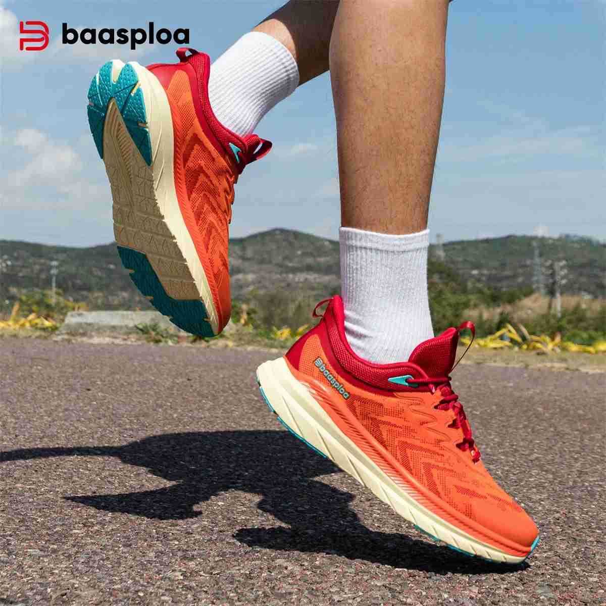 Explore Mens Running Shoes Lightweight Breathable Sport Shoes Men New Fashion Cfort Mesh Casual Sneakers M Lace-up Z250513