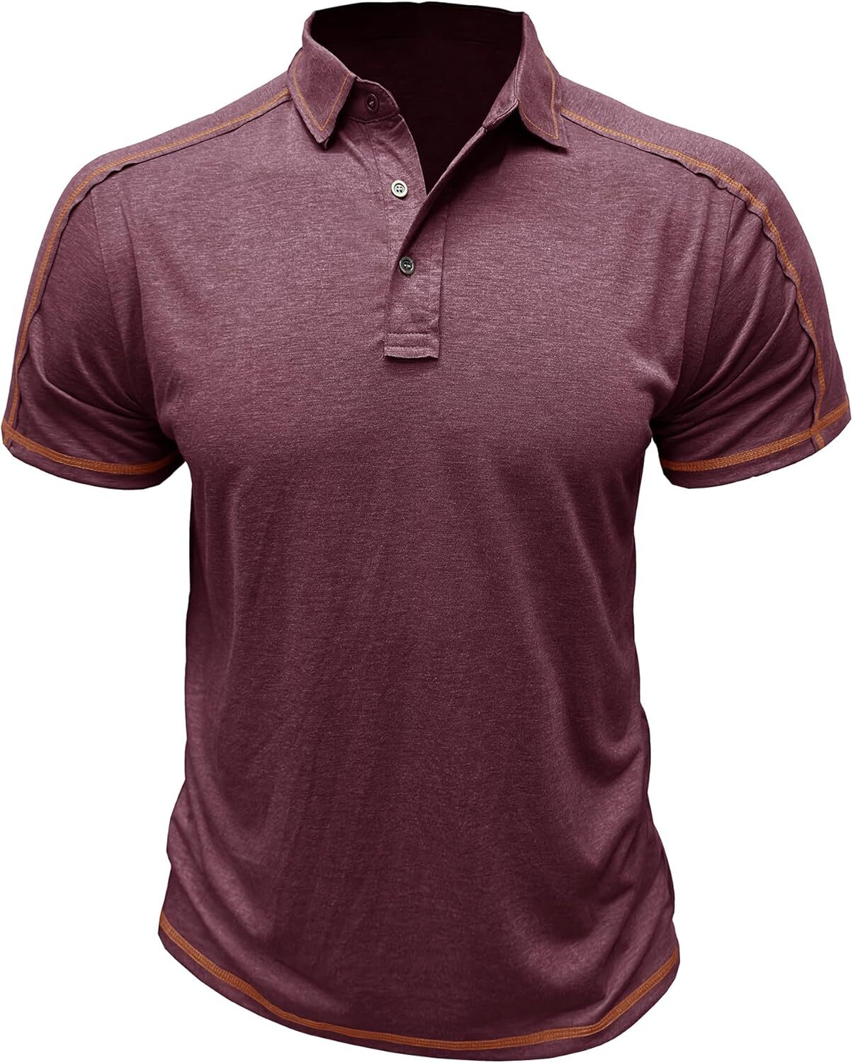 Mens Polo shirt Cotton Polo Shirts for Men, Short Sleeve Button Collar Shirt Solid Color Tees Slim Fit Golf Stylish Work Tops Casual tops summer cloth