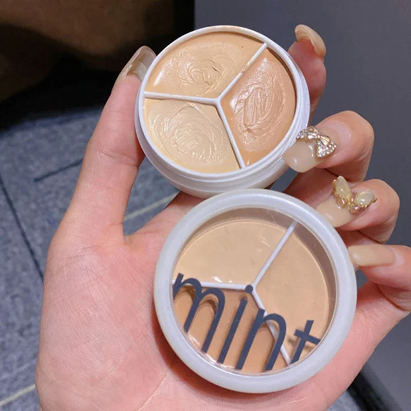 Three Color Concealer To Cover Spots Pimples Black Eye Circles Lacrimal Groove Foundation Make Up And Makeup 250512