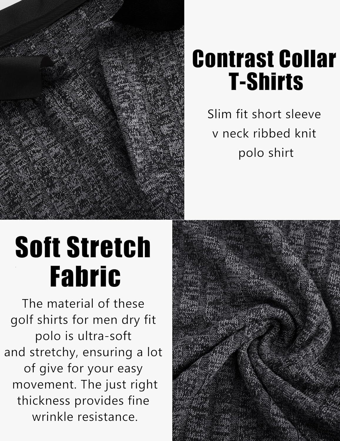 Mens Polo shirt Mens Muscle Polo Shirts V Neck Slim Fit Short Sleeve Golf T-Shirts Contrast Collar Cotton Tee Shirt Polos shirts tshirt Casual tops su