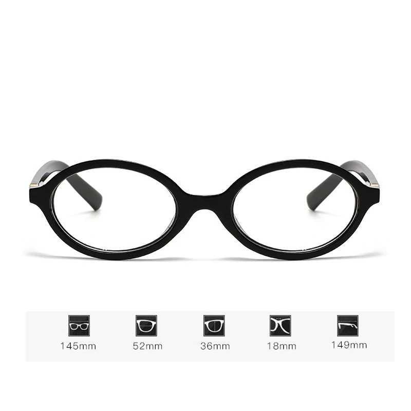 Finished Photochromic Sunglasses with Diopter Fashion Trend Women Men Oval Frame Myopia Glasses Optical Prescription Eyeglasses W250513