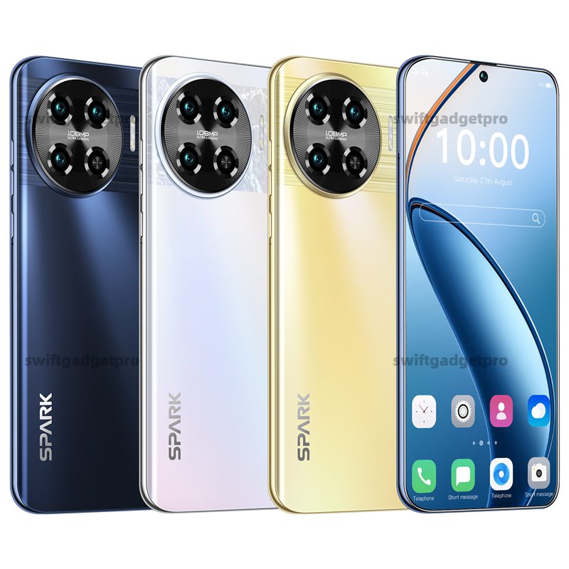 Spark20 Pro Smartphone - Large Screen (7.6 inches), High Storage Capacity (Android OS, 1TB)