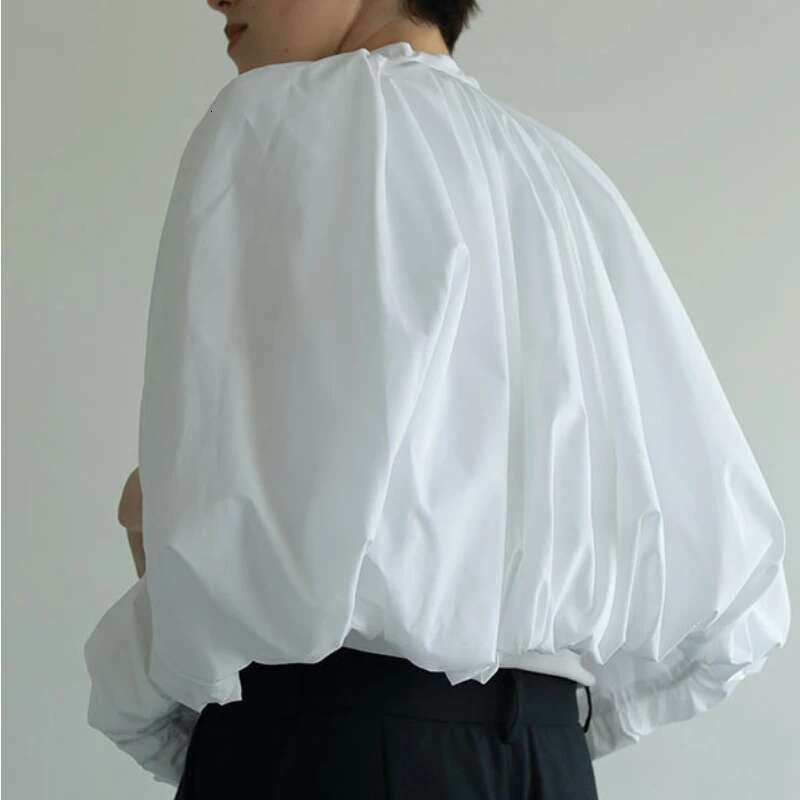 O-neck Sleeveless Blusas Mujer Loose Pleated Shirts Blouses Japanese Vintage Fashion Shirt Tops Summer 2025 New Clothes Women
