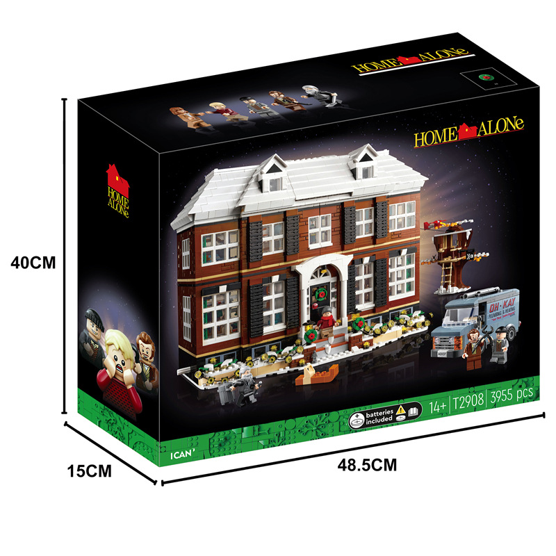 Block toy Blocks 3955 PCS Home Alone Compatible 21330 Model Building Blocks Brick Education Birthday Christmas Gifts Toys S249201