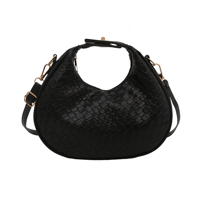 Free Delivery Designer Bag Winter Fashionable Simple Leisure Trendy Western Handheld Crescent Versatile Single Shoulder Crossbody Bag Personalized Lux
