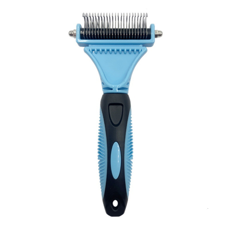 Pet Grooming Comb Rakes Device Dog Hair Comb Cat Grooming Tool Stainless Steel Knot Knife Supplies