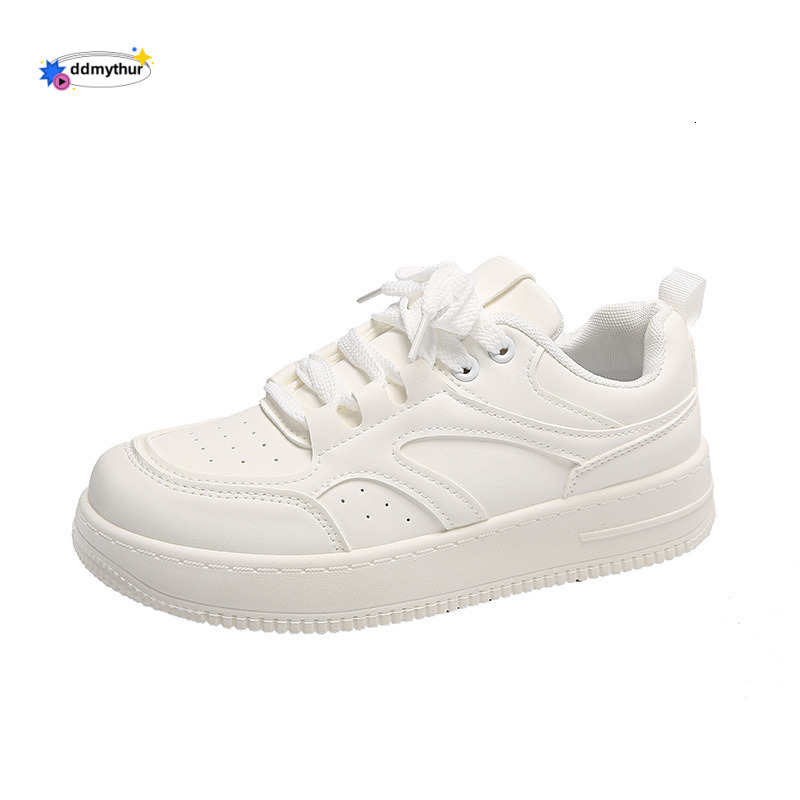 2024 Spring Autumn New Korean Edition Versatile Sports and Leisure Ins Trendy College Style Board Women, White Shoes for Women ddmythur