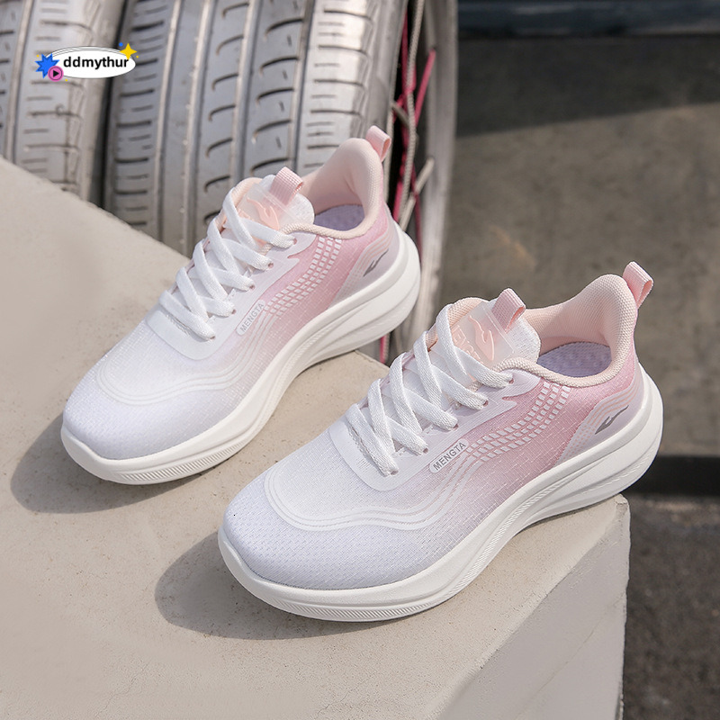 2025 Summer New Casual Korean Edition Breathable Flyknit Women's Ins Student Running Sports Shoes FZ6609 ddmythur