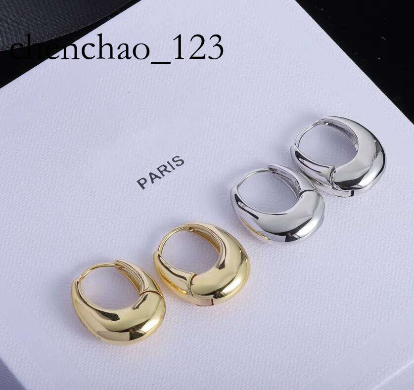 INS Classic Smooth Circle Arc Hoop Earring Designer Hie Dangle Earrings Eardrop aretes orecchini for Women Lady Wedding Party High Quality Jewelry Gif