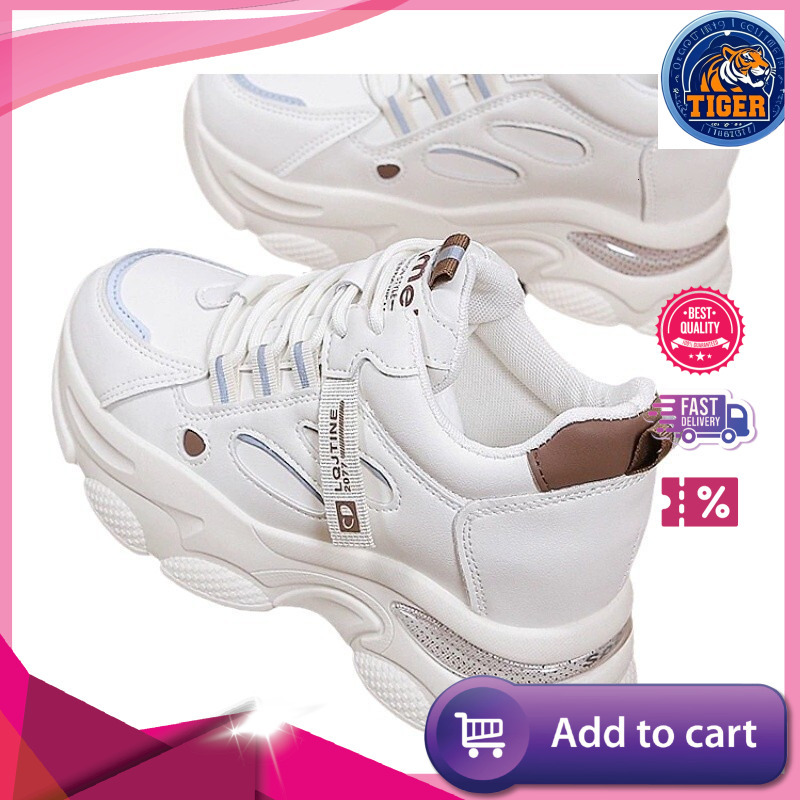 Ddmytiger Dad Women S New Soft Bottom Anti Slip Versatile Fashion Comfortable Sports And Leisure Shoes With Increased Height For Outdoor Shoes