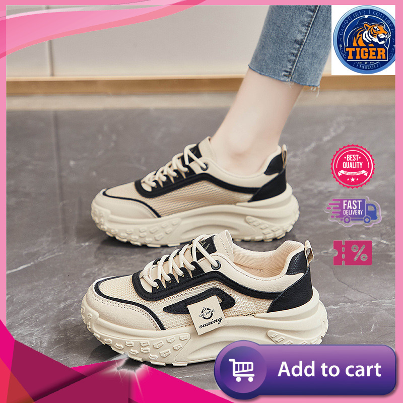 Ddmytiger Step On Poop Feeling Hollow Women S Sports New Summer Thick Soft Sole Breathable Mesh Versatile Casual Shoes Outdoor Shoes