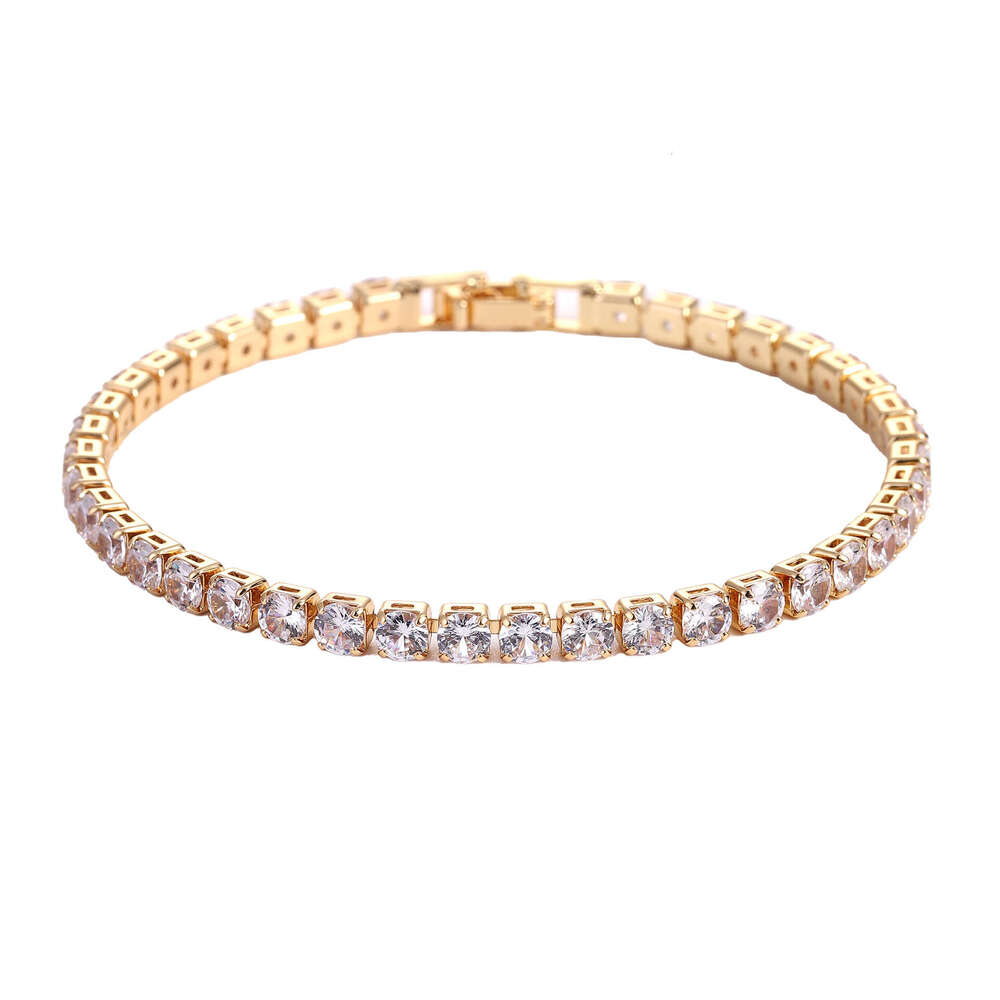 elegant simplicity gender neutral hip hop zircon band with chic design