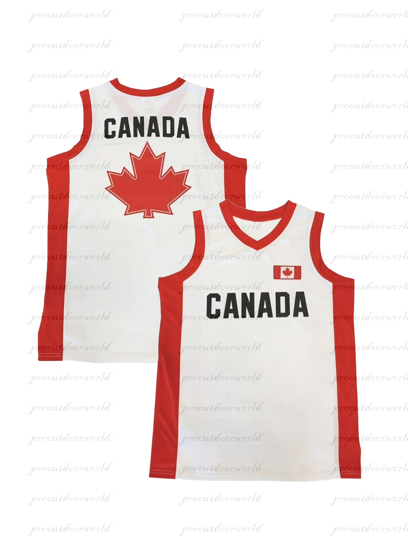 2 Alexander 27 Murray 9 Barrett 24 Brooks 5 Dort 41 Olynyk 7 Powell 25 Boucher 22 Wiggins Custom 2024-2025 Canada National Basketball Jerseys Stitched