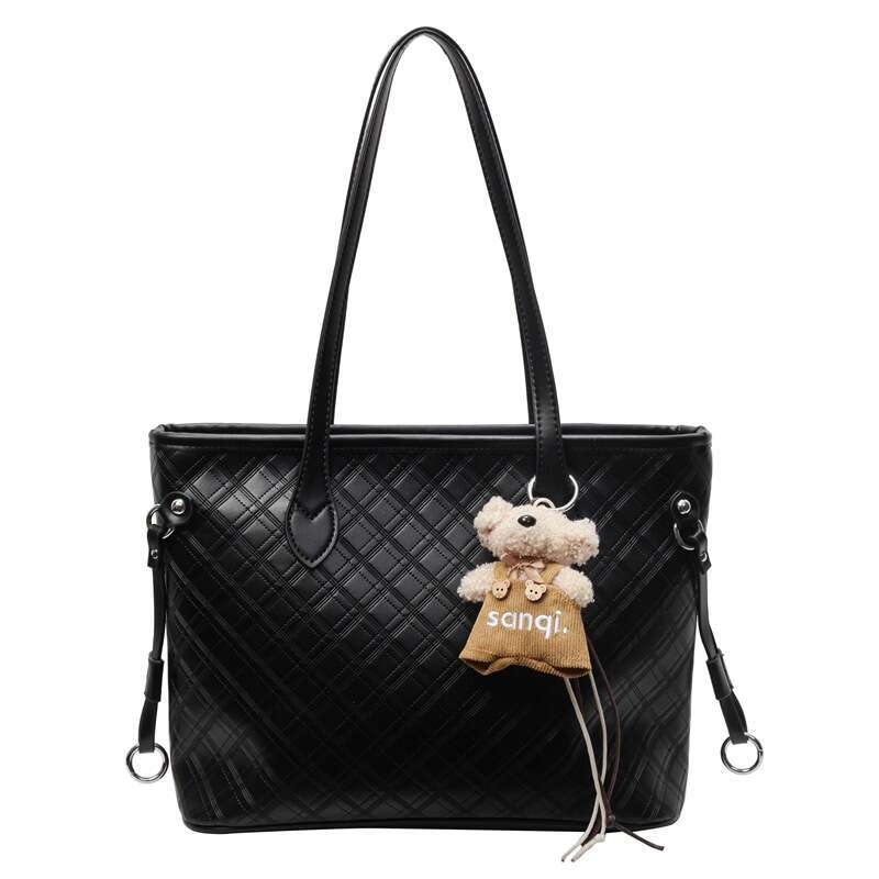 High end and large capacity 2025 new style for women, fashionable commuting shoulder bag, internet famous tote bag