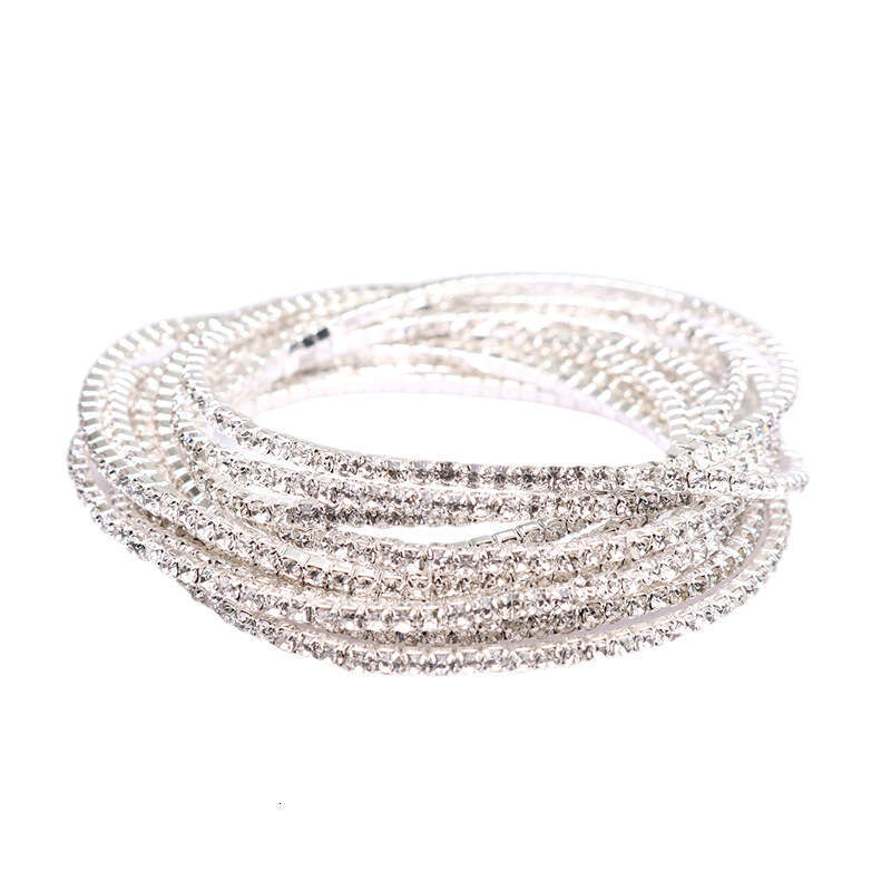 fashionable stretchy wrists band emblazoned with gleaming diamondlike pearls