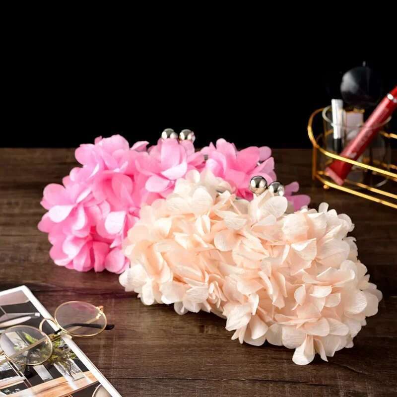 Designer Bag 2025 Dress Bag 8 Colors White Bride Clutches Ladies Blue Party Handbag Woman Purple Evening Flower Bags Floral Wedding Clutch Luxury Bag