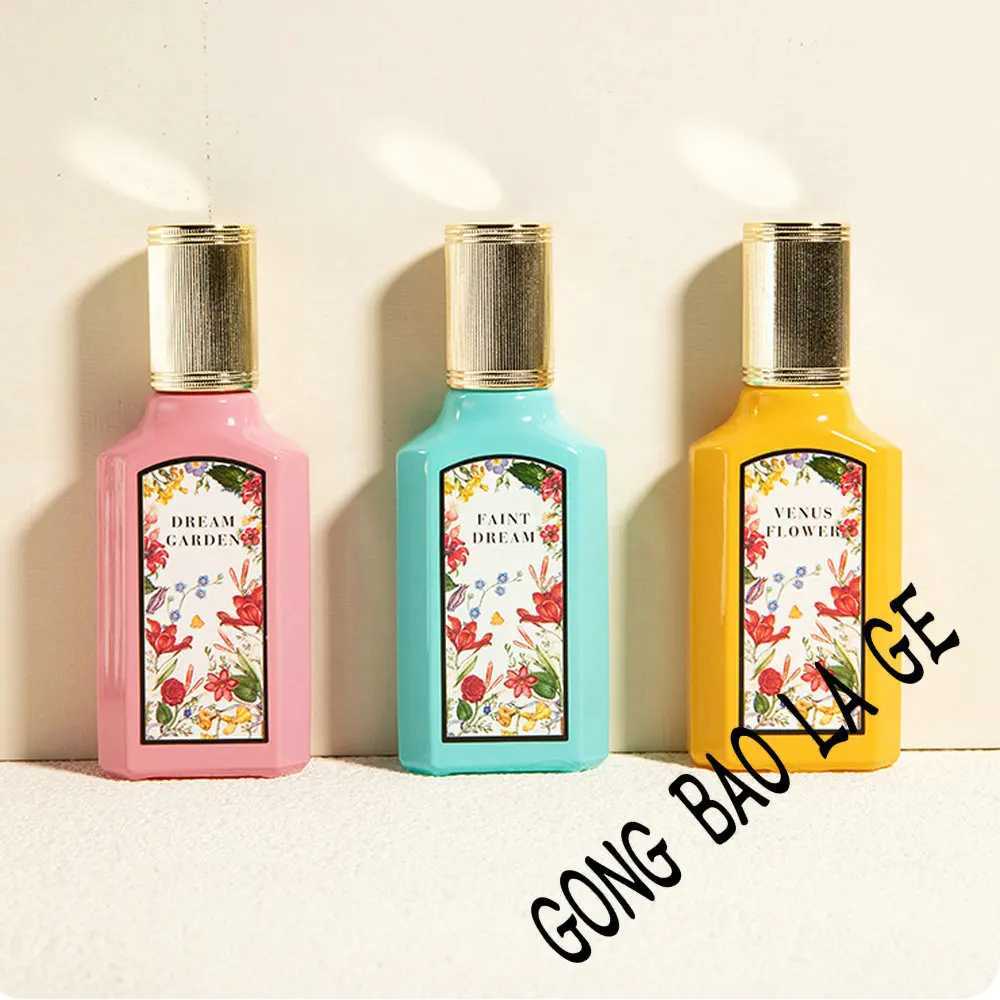 Brand spirit 75ml Gift Box 3PCS Set Women Perfume Fragrance Floral Scent Body Splash Exudes Feminine Charm pheromone Eau De Parfum W250513