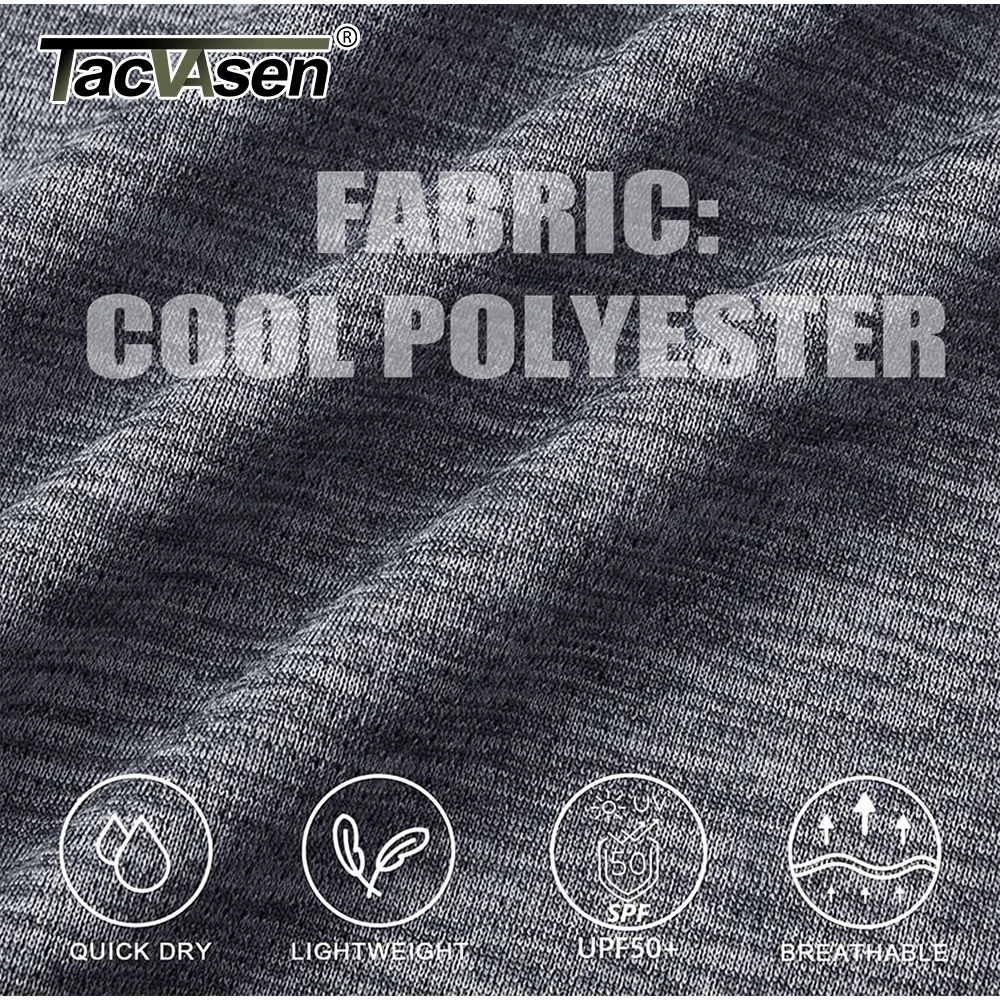 TACVASEN UPF50 Summer Quarter Pullovers Womens Sun Protection Long Sleeve TShirts Performance Outdoor Sports Tee Shirts Tops 250513