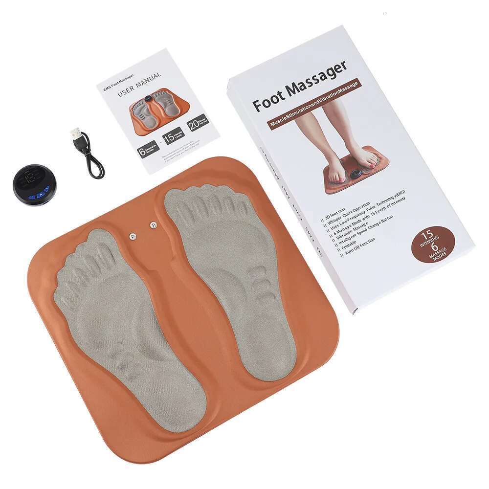 Smart 3D Massage Feet Massager Improve Blood Circulation Relax Muscles Slim Legs Rechargeable Foot Pad